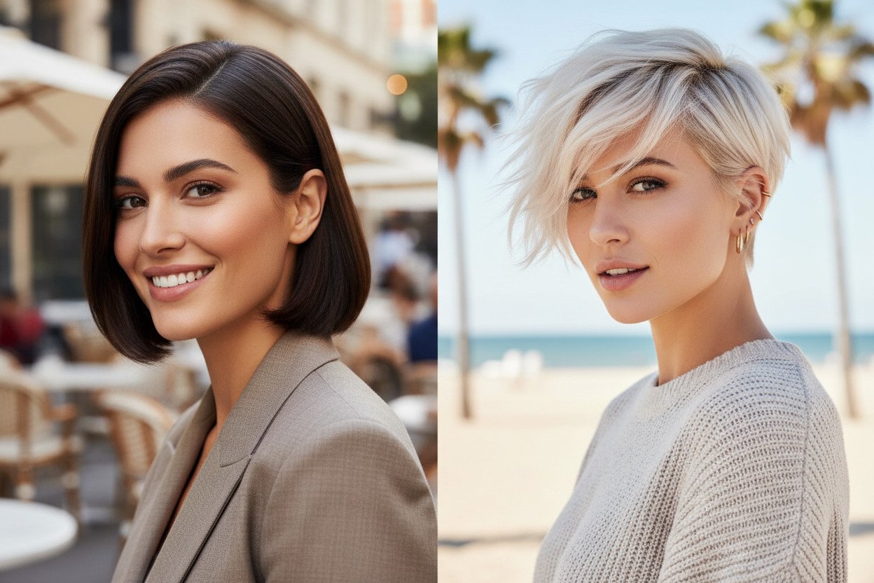 Fryzury damskie krótkie — powrót boba i pixie cut