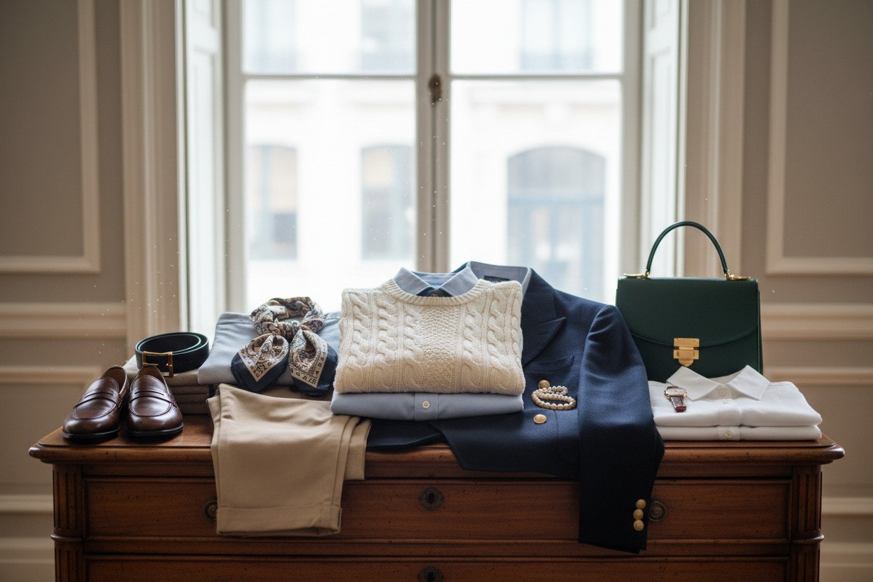 Podstawowe elementy garderoby w stylu old money