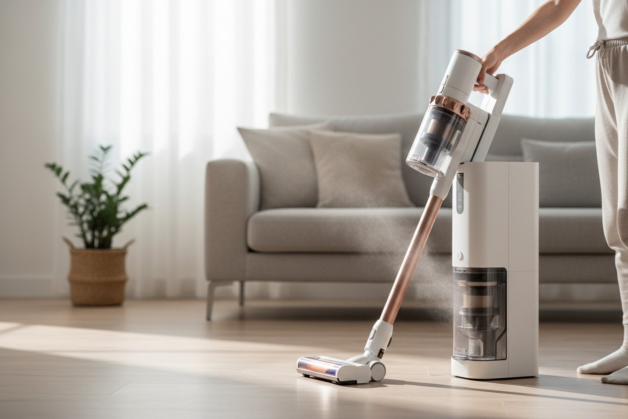 Samsung odkurzacz Bespoke Jet — test bezprzewodowego z automatyczną stacją