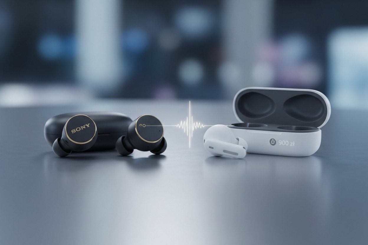Sony WF-1000XM5 i douszne słuchawki ANC do 900 zł